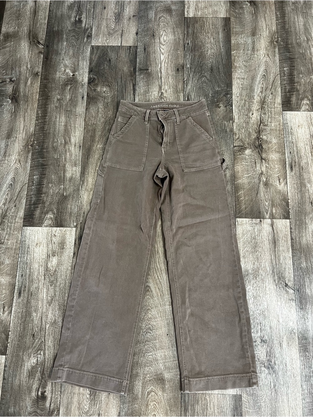 American Eagle Stretch Pants — Taupe